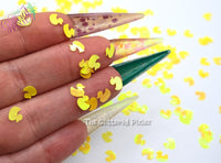 RUBBER DUCKY shape Glitter- Pixie Shapes-