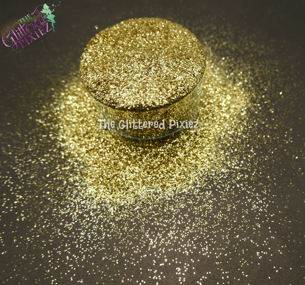 14 KARAT - Gold .4MM metallic glitter Fun Loose Glitter for Nail art Hair Face Body Tumblers Craft supply Resin supply Freshie Glitter