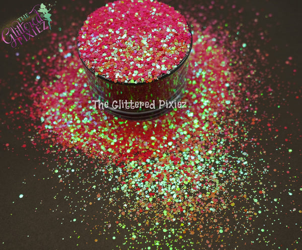 DEW DROP ROSE glitter mix- Aurora Australis collection
