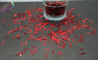 BLOOD RED KNIFE shape 9mm holographic Glitter HALLOWEEN GLITTER shape