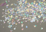POTION BOTTLE 6mm Silver holographic Glitter HALLOWEEN Glitter shape