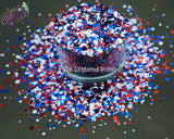 CAPTAIN AMERICA dotties Glitter mix - Fantasy Charade collection