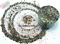 PUGSLEY - Creepy Kooky glitter mix Sparkly Fun Loose Glitter for Nail art Hair Face Body Tumblers Craft supply Resin supply Freshie Glitter