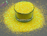 Lemon Limeade Yellow Iridescent .8mm Glitter Fun Loose Glitter for Nail art Hair Face Body Tumbler Craft supply Resin supply Freshie Glitter