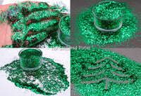 EVERGREEN 1mm  metallic hexagon glitter- Heavy Metallics-