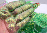 PERIDOT GLITZ  Fine .26mm glitter - Summer fantasy Collection -