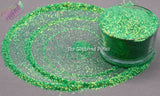 PERIDOT GLITZ  Fine .26mm glitter - Summer fantasy Collection -