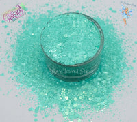 MINT MACARON glitter Mix - Aurora Australis collection