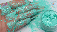 MINT MACARON glitter Mix - Aurora Australis collection