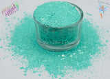 MINT MACARON glitter Mix - Aurora Australis collection