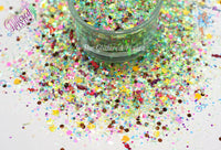 EASTER CANDY - Spring glitter mix Loose Glitter for Nail art, Hair, Face, Fun, Body, Tumblers, Craft supply, Resin supply, Freshie Glitter