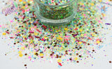 EASTER CANDY - Spring glitter mix Loose Glitter for Nail art, Hair, Face, Fun, Body, Tumblers, Craft supply, Resin supply, Freshie Glitter