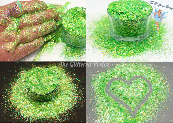 EASTER GRASS - Spring Easter glitter mix Loose glitter for nail art, face, body, hair, tumblers, craft supply, resin supply, freshie glitter