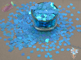 HYDRANGEA Blue TROPICAL FISH glitter Cute Fun Loose Glitter for Nail art Hair Face Body Tumblers Craft supply Resin supply Freshie Glitter