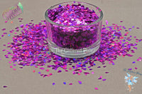 PURPLE RAIN DROP shape Glitter 3mm holographic Loose Glitter for Nail art Hair Face Fun Body Craft supply Resin supply Freshie Glitter