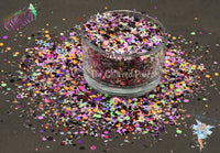 DEAD MANS PARTY glow glitter mix Fun 80's Halloween Inspired cute Glitter for Nail art Hair Face Body Tumblers Craft & Resin supply Freshie
