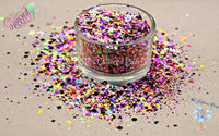 DEAD MANS PARTY glow glitter mix Fun 80's Halloween Inspired cute Glitter for Nail art Hair Face Body Tumblers Craft & Resin supply Freshie