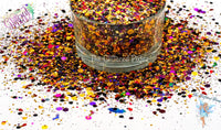 FRIGHT NIGHT glitter mix Fun 80's Halloween Inspired cute Glitter for Nail art Hair Face Body Tumblers Craft supply Resin & freshie supply