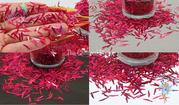 IT’S PINK KNIFE shape holo Glitter Halloween Fun Loose Glitter for Nail art Hair Face Tumblers Craft supply Resin supply Freshie Glitter