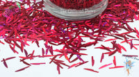 IT’S PINK KNIFE shape holo Glitter Halloween Fun Loose Glitter for Nail art Hair Face Tumblers Craft supply Resin supply Freshie Glitter