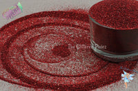 PLASMIC RED Holographic Extra Fine Glitter Loose Glitter for Nail art Hair Face Fun Body Tumblers Craft supply Resin supply Freshie Glitter