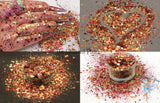 FALL FOR YOU - Autumn Fall Chunky Glitter mix Loose glitter for nail art, face, tumblers, hair, craft supply, resin supply, freshie glitter