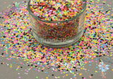 GLAM ROCK remix - Fun neon star glitter mix- Loose Glitter for Nail art Hair Face Fun Body Tumblers Craft & Resin supply Freshie Glitter