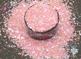 STRAWBERRY MILKSHAKE - Fun speckled glitter mix Loose Glitter for Nail art Hair Face Fun Body Tumblers Craft & Resin supply Freshie Glitter