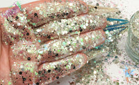CAMILLA glitter mix - Fun sparkly glitter mix Loose Glitter for Nail art Hair Face Fun Body Tumblers Craft & Resin supply Freshie Glitter