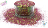 PLUM TUCKERED OUT .6mm Iridescent glitter Fun Loose Glitter for Nail art Hair Face Body Tumblers Craft supply Resin supply Freshie Glitter