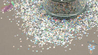 ORIONS BELT 2mm STAR shape Glitter Super Cute Fun Loose Glitter for Nail art Hair Face Body Tumblers Craft & Resin supply Freshie Glitter
