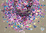 BERRY BEWITCHING BREW fun glitter mix Loose Glitter for Nail art, Hair, Face, Fun, Body, Tumblers, Craft & Resin supply, Freshie Glitter