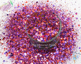 CARNIVAL FUN shifting holographic glitter mix Fun Loose Glitter for Nail art Hair Face Tumblers Craft supply Resin supply Freshie Glitter