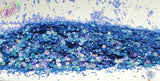 GRIM Mermaid / Dragon scale glitter mix - Fun Loose Glitter for Nail art Hair Face Craft supply Resin supply Freshie Glitter