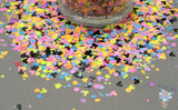 MICKEY 80’S STYLE - NEOn retro glitter mix Fun 80's Inspired cute glitter for Nail art Hair Face Tumblers Craft, Resin & freshie supply