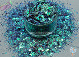 POW POW PAOLA holo Fx chunky glitter mix Fun Loose for Nail art Hair Face Body Tumblers Craft supply Resin supply Freshie Glitter