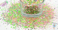 SPRING BREAK Spring Easter glitter mix - Loose glitter for nail art, face, hair, tumblers, craft supply, resin supply, freshie glitter