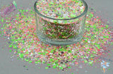 SPRING BREAK Spring Easter glitter mix - Loose glitter for nail art, face, hair, tumblers, craft supply, resin supply, freshie glitter