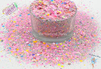 BIRTHDAY CAKE Glow in the dark glitter mix Fun Loose Glitter for Nail art Hair Face Body Tumblers Craft supply Resin supply Freshie Glitter