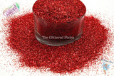 INFERNO .4MM Red Holographic super sparkly glitter Fun Loose Glitter for Nail art Hair Face Tumblers Craft & Resin supply Freshie Glitter
